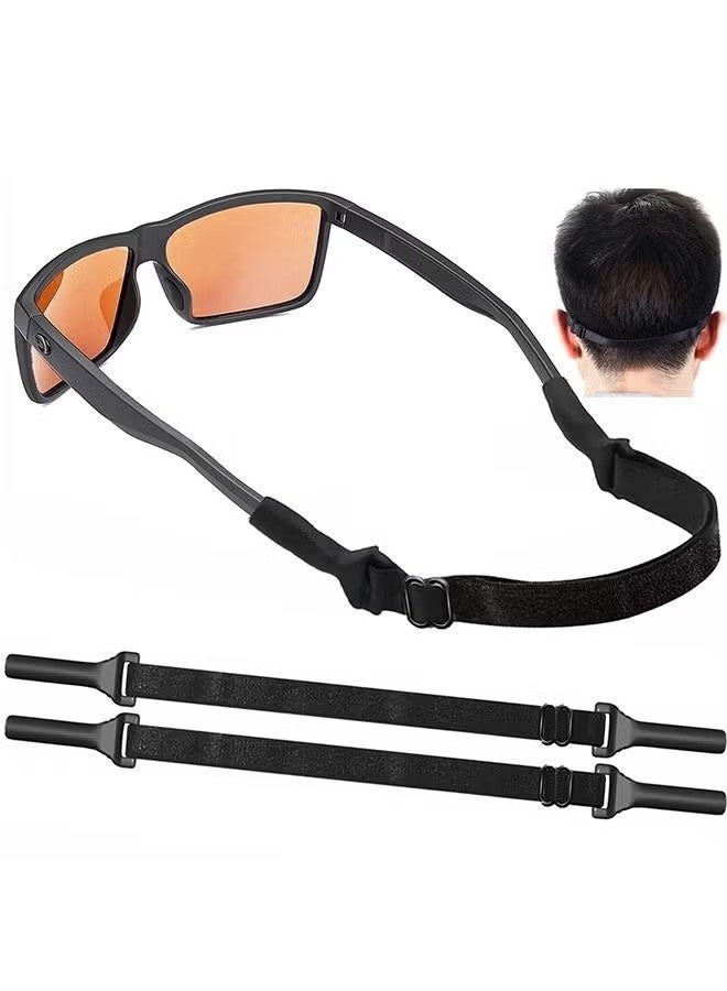 قطعتان من أربطة النظارات القابلة للتعديل، مقاس عالمي، حبل لتثبيت النظارات - Image 1